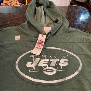 NWT NY Jets Hooded Sweatshirt!